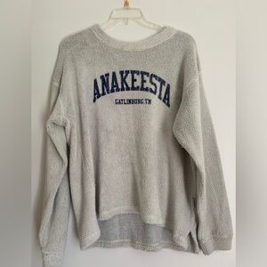 Baypointe Anakeesta Gatlinburg Grey Sherpa Sweatshirt (XL)